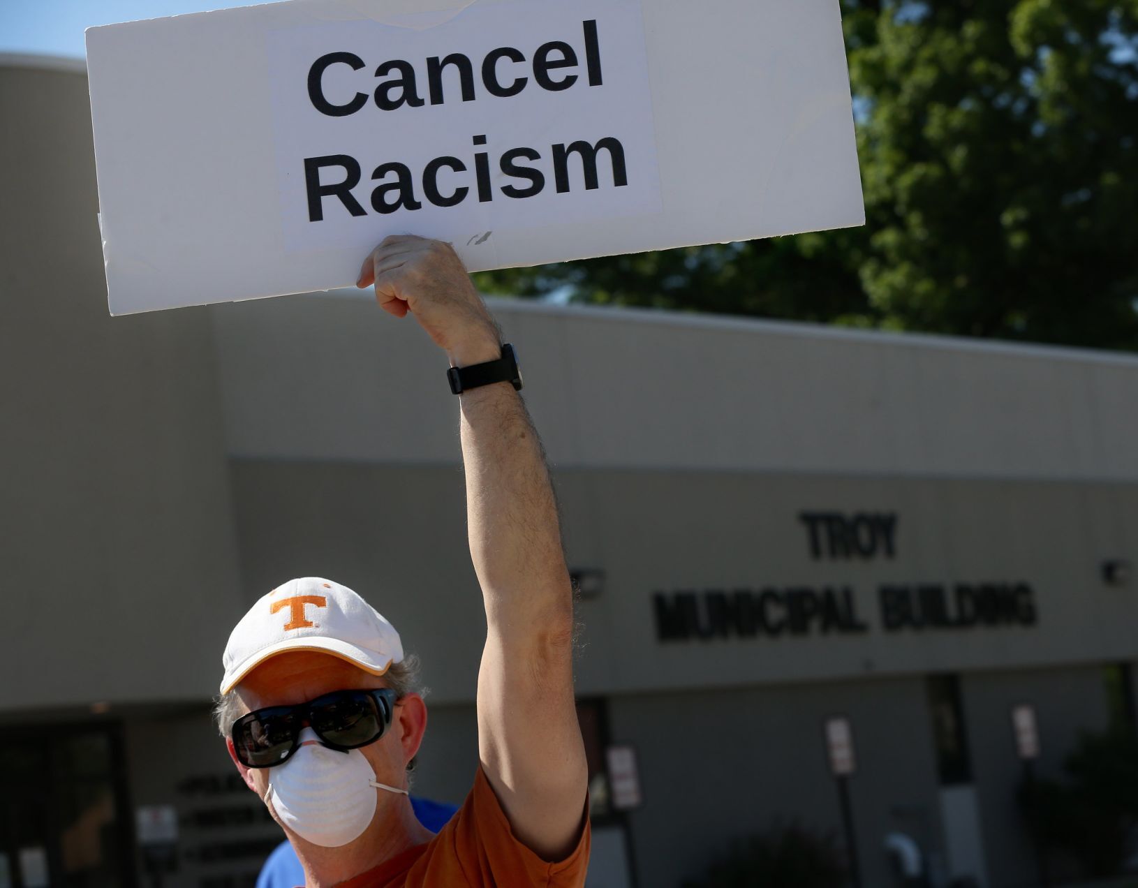 Small Troy, Ill. crowd swells to 200 plus for Black Lives Matter